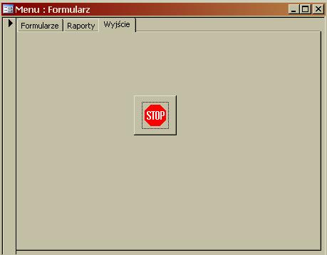 Zakładka Raporty umoŝliwiać ma wyświetlenie raportu, a przycisk na zakładce Wyjście powinien