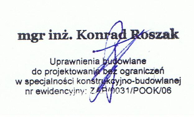 O B L I C Z E N I A S T A T Y C Z N E Zleceniodawca: Przedsiębiorstwo Produkcyjne TRANS Marek Godawski Ludzisławice 8 66-431 Santok Opracował: mgr inż.