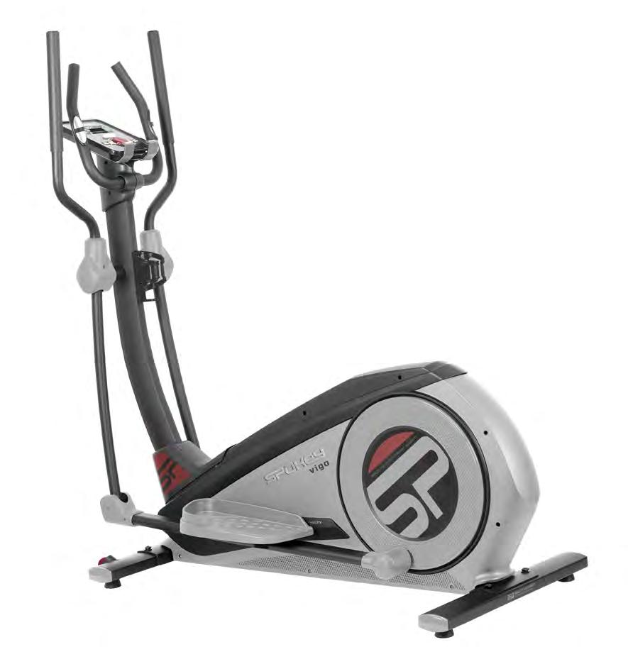 #ellipticals #trenażery Vigo II 920872 CROSSTRAINER WITH BLUETOOTH TRENAŻER Z BLUETOOTH opór: magnetyczny zewnętrzny / resistance: external magnetic 32-stopniowa automatyczna regulacja oporu /