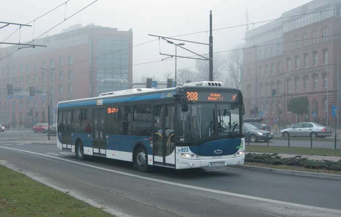 W segmencie autobusów miejskich w dalszym ciągu swoją dominującą pozycję rynkową utrzymuje Solaris. Na 554 sprzedanych autobusów 253 (45,7% udział w rynku) zostało wyprodukowanych w Bolechowie k.