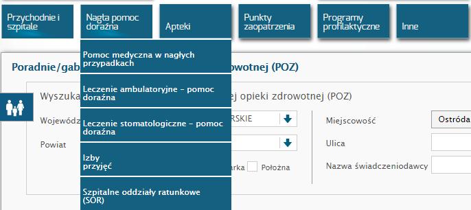 [20/25] Zintegrowany Informator Pacjenta Poniżej lista wszystkich jednostek spełniających zapisane kryteria. Rysunek 46.