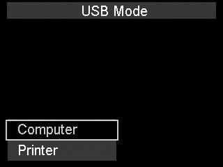 Połączenie aparatu z komputerem Zdjęcia, filmy i sekwencje audio możemy przenieść na dysk twardy komputera. 1. Jeden koniec kabla USB połączyć z wolnym gniazdem USB komputera. 2.