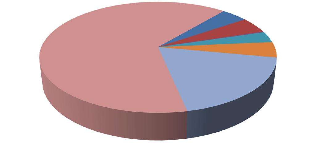 Nośniki energii wykorzystywane w Gminie energia elektryczna 4,2% gaz ziemny 4,8% drewno (biomasa) 64,4% węgiel 18,7% olej opałowy 0,2% olej napędowy 3,2% benzyna 4,6% Rysunek 31.