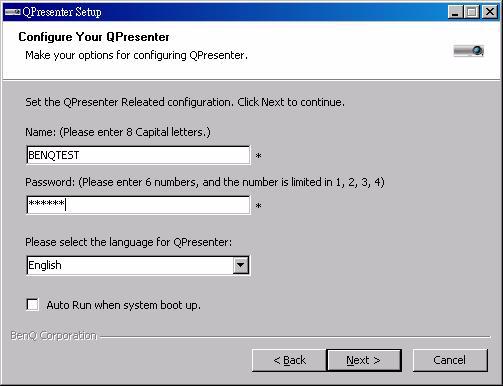 Zdalnego sterowania pulpitem za pomocą programu Q Presenter Za pomocą programu Q Presenter można Remote Desktop Control (RDC, Zdalnego sterowania pulpitem) głównego komputera PC z poziomu projektora.