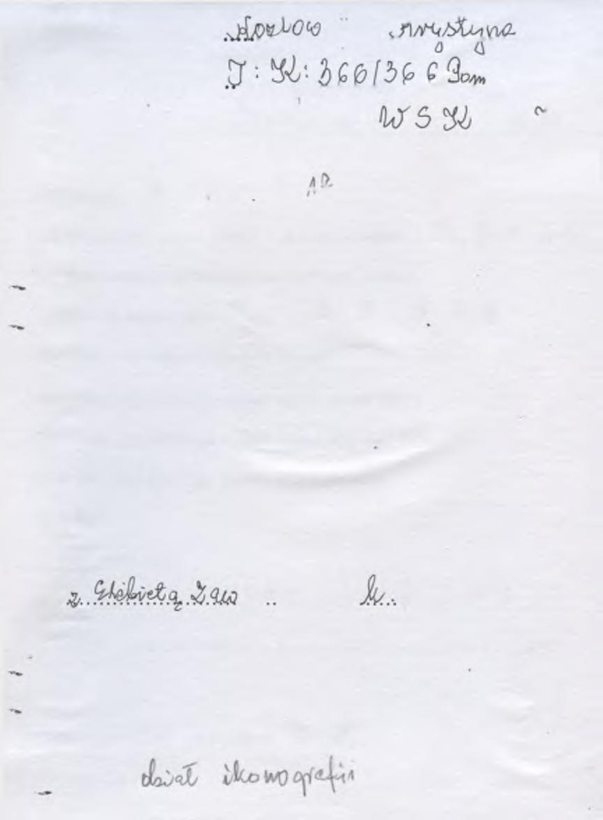 SPIS ZAWARTOŚCIN "T n ^ a TECZKI S H & i........ 3?. tfo JjuI' yb m...$. 7^ I./1. Relacja b. A& s ^ "?