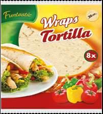 99 Tortilla Wraps Funtastic 8x20 cm