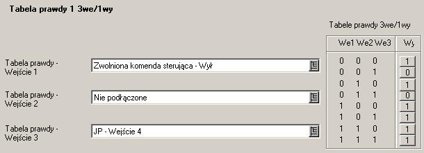 W celu zrealizowania funkcji Stop awaryjny w edytorze graficznym oprogramowania SIMOCODE ES Professional naley dokona parametryzacji przedstawionych połcze.