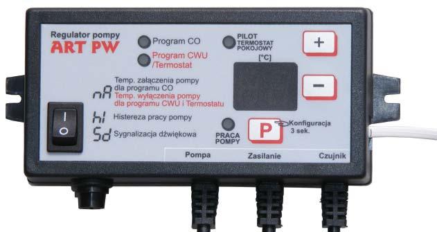 Na schemacie 2 przedstawiono propozycję układu pracy regulatora ART PW i wykorzystaniem Programu.