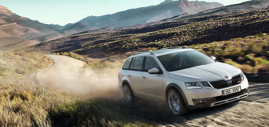 k ŠKODA OCTAVIA SCOUT WYPRZEDAŻ ROCZNIKA 2017 Upust 4000zł i pakiet przeglądów w standardzie [1] dodatkowy upust 1500zł przy odkupie Twojego auta [2] www.skoda-auto.pl/nowaoctavia 1.