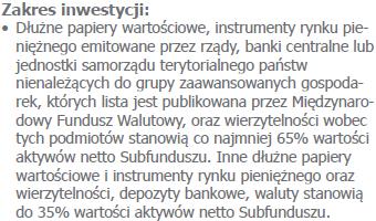 Nasza oferta funduszy inwestycyjnych PZU SFIO