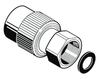 3x2 3/4" 2720 75x3 1/2" 2722 0x4" ŁĄCZNIK z ruchomą nakrętką i uszczelką (półśrubunek) SDR Art.- Nr.