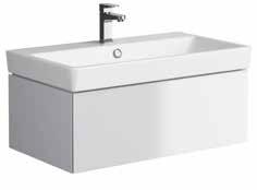 59,5 44,6 29,8 SPLENDOUR 60 washbasin cabinet Colour: white to be completed with SPLENDOUR 60, METROPOLITAN 60 furniture washbasins S923-004 Szafka podumywalkowa SPLENDOUR 80 Kolor: szary do