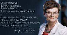 Uroczyste rozpocz%cie Roku Szkolnego 2013-2014 List Krystyny Szumilas, ministra edukacji narodowej z okazji rozpocz!