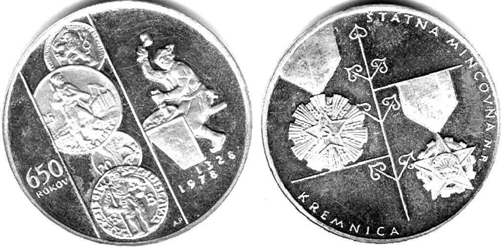 16 Medal z 1978 roku wybity z okazji 650 rocznicy