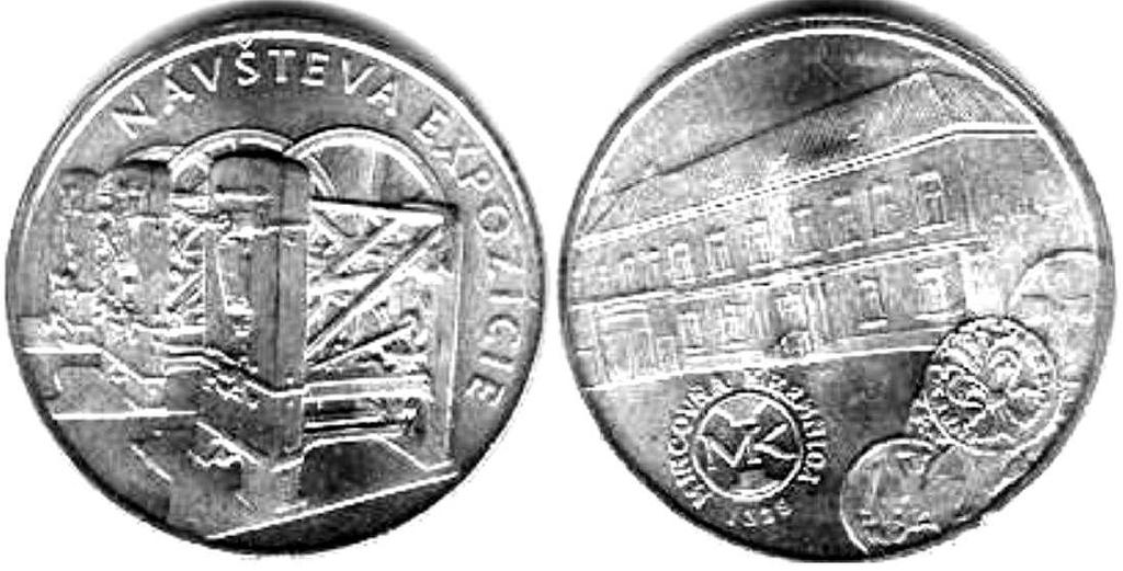 19 Żeton czeski, bez roku, mennica w Kremnicy, miedź, 25 mm Medal z roku