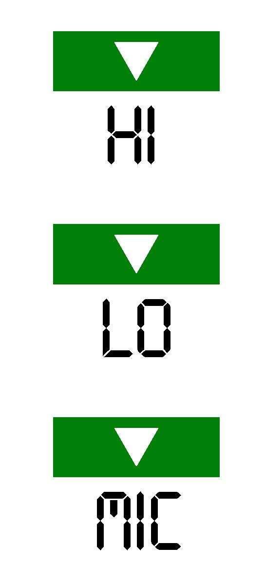 Rezystancja wewnętrzna wynosi 10MΩ dla zakresów pomiarowych "Hi" (100V) i "Lo" (10V).