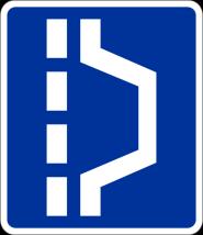 6. Za tym znakiem jest zatoka: a. dla autobusów b.