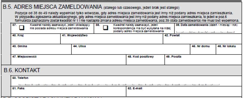 Miejsce Zamieszkanie # data Zameldowanie # data Miejscowość jest miejscem urodzenia