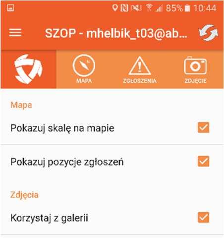 Pamiętaj, że aby funkcja była dostępna musisz mieć włączony GPS w telefonie. Centruj mapę na twojej lokalizacji.