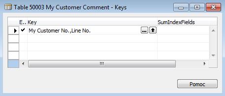 Ćwiczenie pokazuje jak połączyć page 50002 My Customer Card (oparty na tabeli My Customer Tabel ) z subpage My Customer Comment Subpage (oparty na tabeli My Customer Comment ), w którym będzie można