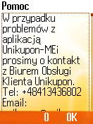 11. Pomoc Okno zawiera informacje o tym jak i gdzie można otrzymać pomoc w