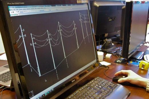 stalowych konstrukcji wsporczych dla elektroenergetycznych linii przesyłowych