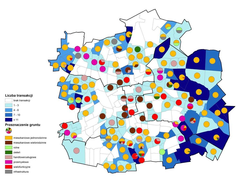 Raport roczny Obrót niezabudowanymi działkami gruntu w Łodzi w 2016 r. sposoby.