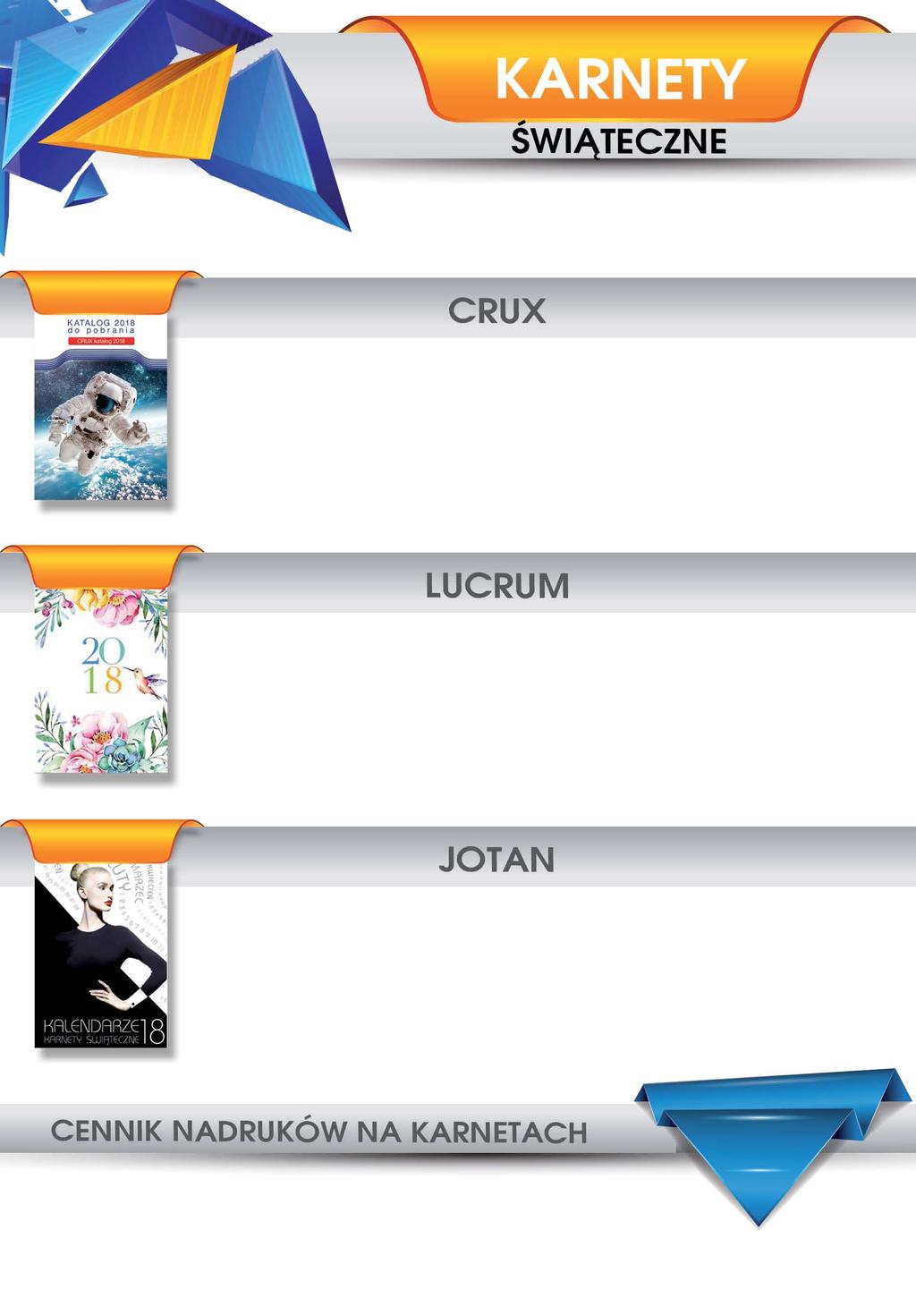 Karnety złocone brokatem ozdobne grupa cenowa A grupa cenowa B grupa cenowa C Symbol CA CB CC Cena 1,99 2,95 3,50 KARNETY ŚWIĄTECZNE SERIA ECCO SERIA CLASSIC SERIA DUO SERIA PRESTIGE Symbol E 73, E