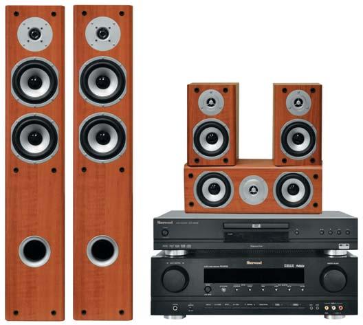 31 RD 6502C/VD4502C/HTS001 Zestaw kina domowego Moc 5 x 110 Watt, Dekodery: Dolby Digital, Dolby Pro Logic II, DTS Digital Surround, odtwarza DVD, DVD+/-R,