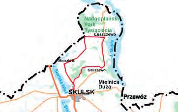 SZLAK DLA ZDROWIA Trasa: Skulsk Mniszki Łuszczewo Galiszewo Skulsk 12,65 km 0:50 h Zarządca szlaku: Urząd Gminy w Skulsku ul. Targowa 2 62-560 Skulsk tel/fax: 63 2682018 www.gmina-skulsk.