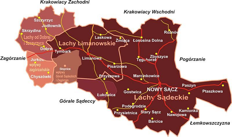 STROJE LACHOWSKIE LACHY to grupa etnograficzna uważana za przejściową między góralszczyzną a nizinną ludnością Małopolski.