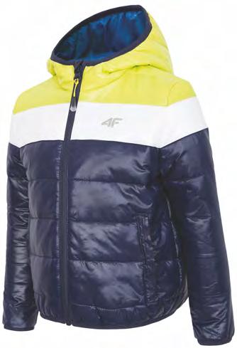 navy 2129 J4Z17-JKUM102 BOY'S JACKET 92 98 104 110 116 122 - materiał: 100% poliamid - podszewka: 100% poliester - wypełnienie: 100% poliester - wykończenie DWR - zintegrowany kaptur -