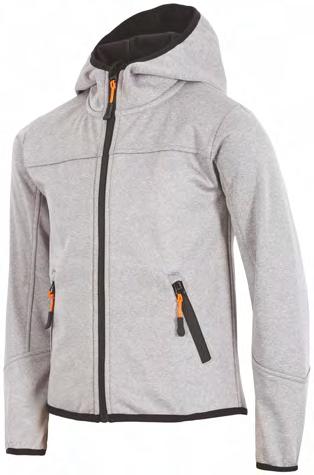 zintegrowany kaptur - zapinany na zamek - dwie kieszenie boczne - ochrona podbródka - fabric: 100% polyester bonded with micropolar fleece - integrated hood - zip closure - two side pockets - chin