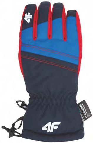 79,99 PLN granatowy 2116 navy blue 2116 J4Z17-JREM100 BOY'S SKI GLOVES XS S - materiał zewnętrzny: 100% poliester - materiał wewnętrzny: 100% poliester (trykot) - palm: 100% poliuretan - ocieplina: