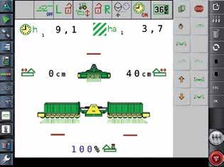 Podgląd na parametry użytkowe - DEUTZ-FAHR Performance Monitor.