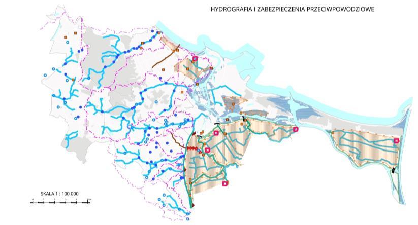 Projekt studium uwarunkowań i kierunków zagospodarowania przestrzennego miasta Gdańska w zakresie minimalizacji skutków zmian klimatycznych: Uwzględnienie systemu zabezpieczeń przeciwpowodziowych w