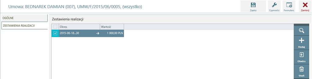 Wszyscy podwładni - parametr domyślnie ustawiony TAK co oznacza, że na liście pracowników będą widoczni wszyscy podwładni kierownikowi pracownicy.