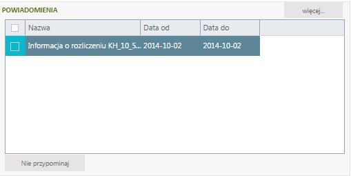 Ogólne Elementy panelu użytkownika: projektuj formularz Informacje Za pomocą tego elementu możemy wyświetlać informacje ze