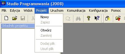 4. Przyciski, LEDy, RESET Połączenia Wciśnięcie przycisku powoduje stan niski (0) na złączu szpilkowym. Stan ten jest programowo zamieniany na 1 przez funkcję obsługi przycisków (wciśnięty oznacza 1).