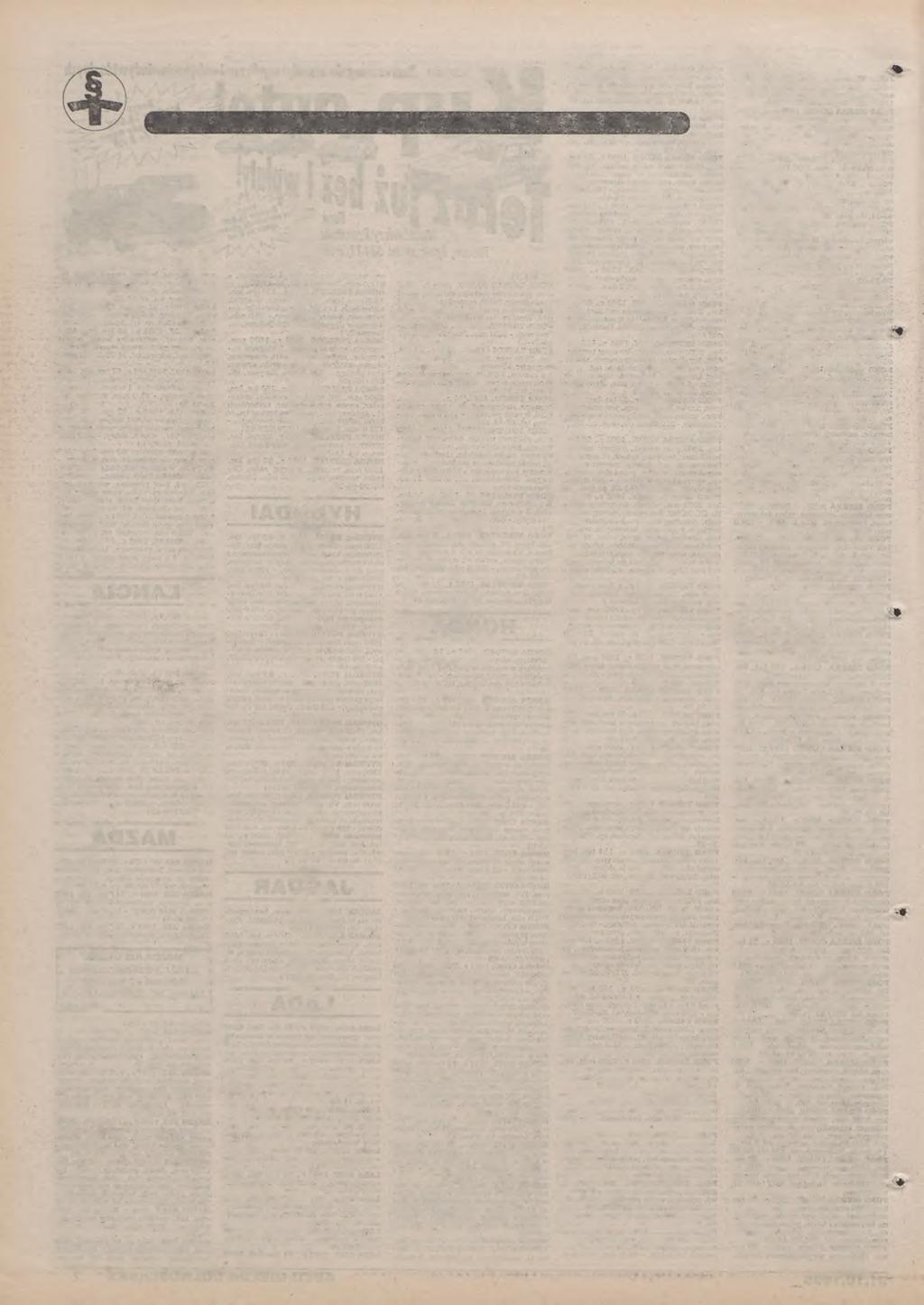 CENTRALNY REJESTR OZNAKOWANYCH POJAZDÓW 00-611 Warszawa, ul. Filtrowa 1A, tel. 25-37-60, tel./fax 25-53-20 Wykaz pojazdów skradzionych w okresie 12.10-25.10.1995 r. 1 1 m arka n r rej.