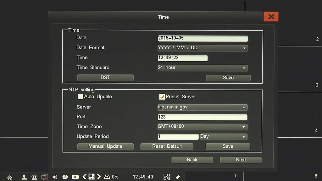 Note: For suggested values for IP camera setting please refer to the Cameras Capability Table available on the www.novuscctv.com website.