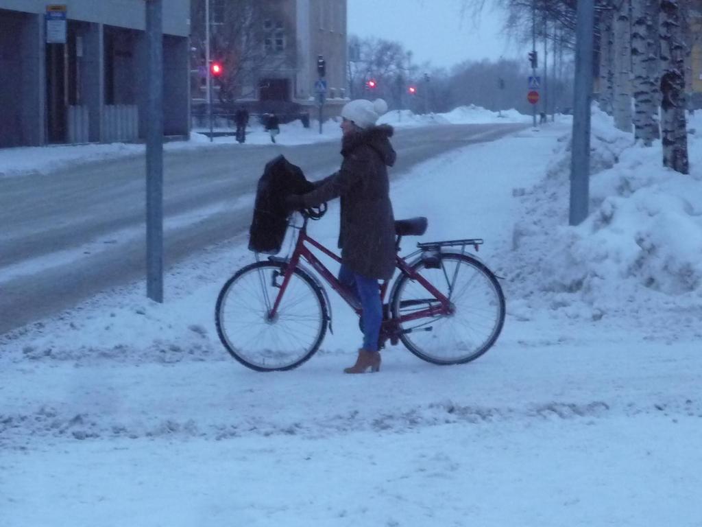 Jak i w reszcie cywilizowanej Europy rowerzystki nie rezygnują z