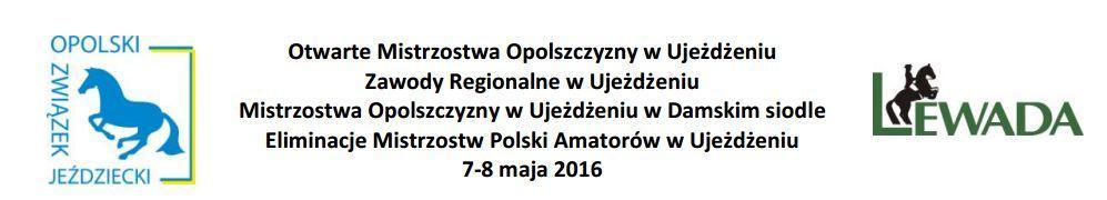 Konkurs nr 1 Eliminacji MPA - Juniorzy klasa D-1, czworobok konkursowy 20x60 m 1 Emilia Regulska Demeter/ 616007690118598/ 1998/ wlkp./ siwa/ klacz/ Dolar/ Melba po Wigan/ wł.