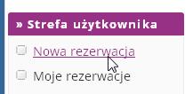 Logowanie i rezerwacja aplikacji Podaj swój login (task-.