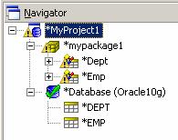 Database->Log In to Database