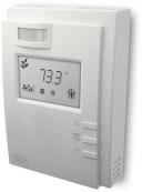 Produkty uzupełniające Czujniki temperatury Seria Allure EC-Smart-Vue Linia pokojowych czujników temperatury z komunikacją, gniazdem sieciowym typu jack, podświetlanym wyświetlaczem LCD