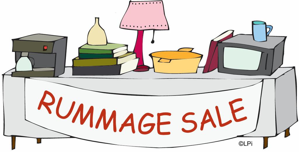 RUMMAGE SALE St. William Parish will be hosting a Rummage Sale on Friday, September 22 9:00 am to 5:00 pm Saturday, September 23 9:00 am to 5:00 pm Located on the Convent grounds.