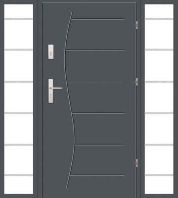 42 Drzwi stalowe 55 i 72 mm z dostawkami Przykładowe