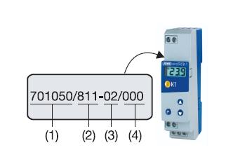 1 Identyfikacja przyrządu Tabliczka z numerem produktu jest umieszczony z boku urządzenia. Podłączone napięcie zasilania musi odpowiadać z napięciem podanym na tabliczce znamionowej.