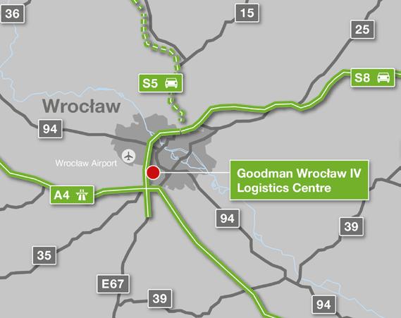 Kwiatkowskiego 5, 52-407 Wrocław, Polska Michal Szczepaniak, +48 785 025 000 michal.szczepaniak@goodman.com 0.5km do S8 2.